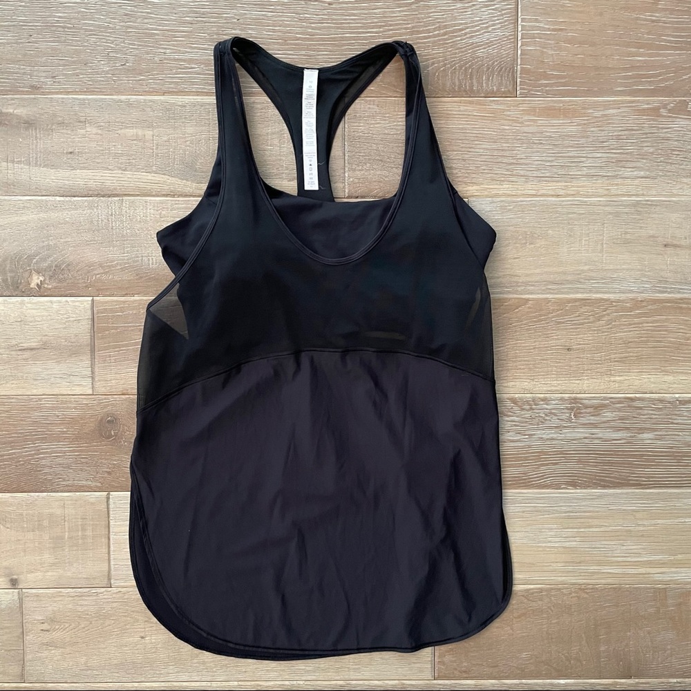 Lululemon Black Sports Bra Tank Top